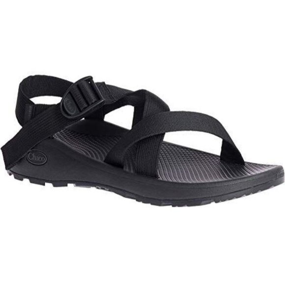 Chaco Men's 12 Mega Z/Cloud Sandal VEGAN Black Beach Summer Vacation Walking - Picture 1 of 7